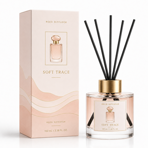Set de Difusor de Aromas Líquido Personalizado de 150 ml, Marca Privada, Set de Regalo de Fragancia para el Hogar, Botella de Vidrio Vacía Ecológica - Product Image 1