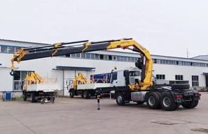 סינוטרוק 6x4 טרקטור הואו משאית עם מנוף 16 טון הידראולי טלסקופי קיפול בום משאית רכוב למכירה - Product Image 5