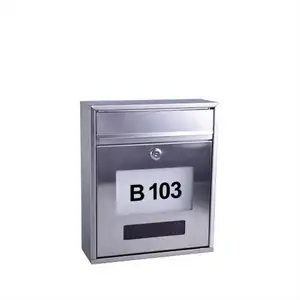 New Solar Stainless Steel MailboxとHouse Numberライト