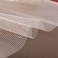 Tissu en maille tricotée 75D, résistant à l'abrasion, avec ourlet moelleux, en maille fixe, 100% polyester, poids moyen, hexagonal