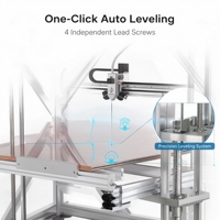 Imprimante 3D industrielle haute vitesse 500 mm haute précision 2 microns AX-D1000, plateforme haute température 1000x1000x1000 mm, système intelligent