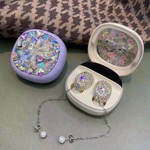 Nouveaux écouteurs sans fil TWS 2026 avec paillettes et diamants, intra-auriculaires, suppression du bruit, pour filles mignonnes, compatibles <span class=keywords><strong>iPhone</strong></span> Samsung - Product Image 1