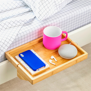 Mobilier simple cadre de <span class=keywords><strong>lit</strong></span> amovible plateau table de <span class=keywords><strong>lit</strong></span> superposé en bambou étagère de chevet pour tête de <span class=keywords><strong>lit</strong></span> - Product Image 4