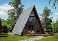 Chine Structure en acier Offre Spéciale Préfabriqué Mini petit cadre Maison Jardin Kits de cabine pour Resort Cottage-Bâtiments préfabriqués de haute qualité