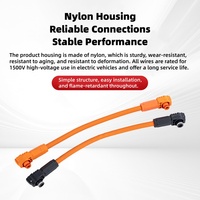 Kabel Interkoneksi Baterai HV Khusus 90 °   Harness Kabel Angled Energy Storage 1500V DC 300A untuk Modul Penyimpanan Energi