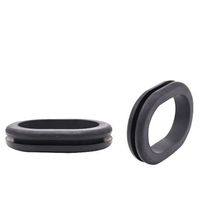 Meaogate – Protège-câbles en caoutchouc de silicone personnalisé, résistant à la chaleur et étanche, pour câbles, noir