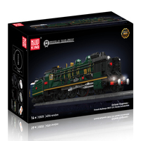 MOULD KING-Train électrique 12025S, kit de construction, pour enfant, jouet, cadeau de Noël