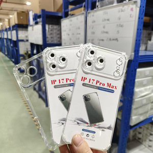 เคสใสกันกระแทก TPU หนา 1.5 มม. สำหรับทุกรุ่น เคสใสแบบถุงลมนิรภัย สำหรับ <span class=keywords><strong>iPhone</strong></span> 16 15 Samsung S24 Xiaomi Google ขายส่ง - Product Image 1
