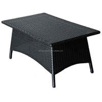 Canapé de jardin moderne en aluminium, patio, rotin, osier, table de restaurant, café, table d'extérieur