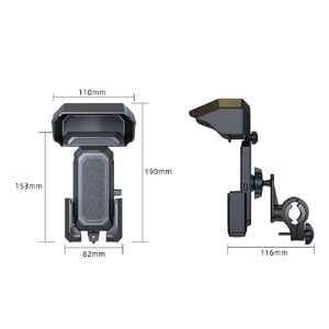 Support de téléphone portable tendance pour mini-<span class=keywords><strong>casque</strong></span> de vélo, support de téléphone portable portable de haute qualité pour moto électrique, pare-soleil, étanche - Product Image 6