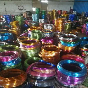 0,2-5mm runder Aluminium draht 9-300Meter Vielseitiger lackierter Aluminium-Metall-Farb draht für DIY-Schmuck zubehör - Product Image 6