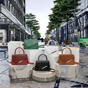 Bolsas Tote Femeninas de Lujo en Cuero PU de Alta Calidad, Moda al por Mayor, Modelos Nuevos y Modernos de Diseñadores - Product Image 3