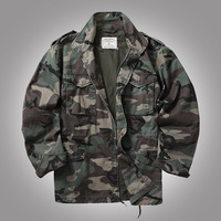 Logo personnalisé Patch veste décontractée hiver coupe-vent grande taille vestes hommes Vintage travail Cargo veste
