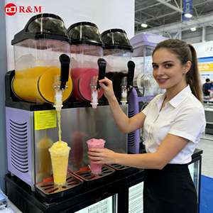 Machine à Granita Professionnelle Double Tête XRJ pour Boissons Glacées et Carbonatées, Vente en Gros en Inde, <span class=keywords><strong>Prix</strong></span> Chine et Philippines - Product Image 1