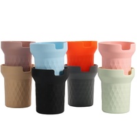 Bottes de protection antidérapantes en silicone OEM pour gobelets de voiture avec protection inférieure, compatibles avec les gobelets de 30oz/40oz