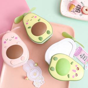 Mini Lámpara Recargable USB <span class=keywords><strong>con</strong></span> Forma de <span class=keywords><strong>Aguacate</strong></span>, Lámpara LED Nocturna Portátil, <span class=keywords><strong>Espejo</strong></span> de Maquillaje, Pequeño Ventilador, Regalo Promocional, Novedad 2020 - Product Image 4