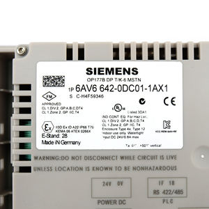 Panel Táctil PLC Siemens Simatic STN 100% Nuevo y Original, HMI de 5.7 Pulgadas, 6AV6642-0DC01-1AX1 - Product Image 4