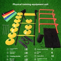 Equipo de Entrenamiento de Velocidad y Agilidad en Oferta, Kit de Equipamiento Físico con Conos y Escalera para Entrenamiento Deportivo, Ejercicios de Velocidad y Agilidad