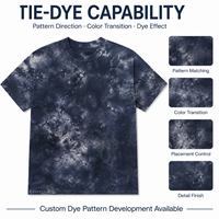 T-shirt Tie Dye Nuage 100% Coton Streetwear – Fabricant de Vêtements en Gros OEM ODM pour Commandes de Marques en Gros