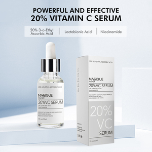 Private Label Anti-età idratante schiarente viso organico 20% vitamina <span class=keywords><strong>C</strong></span> siero siero di acido ialuronico - Product Image 3