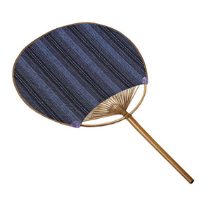 Éventail rond de style japonais, en soie, avec manche en bambou, éventail chinois traditionnel, accessoire de photographie Hanfu - Product Image 5
