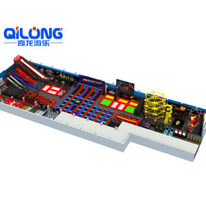 Grand parc aquatique pour enfants, nouveau modèle <span class=keywords><strong>de</strong></span> trampoline, parc avec course et mur d'escalade, équipement d'intérieur doux avec boule d'océan - Product Image 2