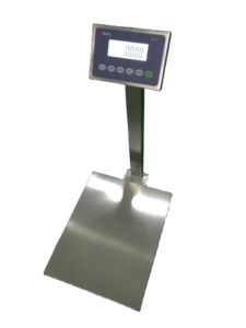 Aanpasbare Roestvrijstalen Elektronische Platform Vloerweegschaal 300Kg Industriële Weegschalen Oem Ondersteuning Rs232 Hoge Nauwkeurigheid - Product Image 3