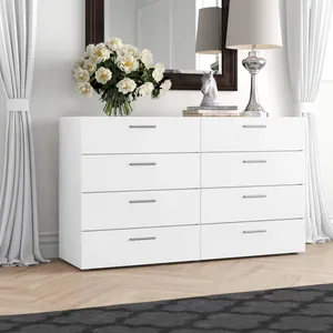 <span class=keywords><strong>Commode</strong></span> moderne avec <span class=keywords><strong>8</strong></span> <span class=keywords><strong>tiroirs</strong></span> Meubles de chambre <span class=keywords><strong>Commode</strong></span> avec grand rangement pour vêtements - Product Image 1