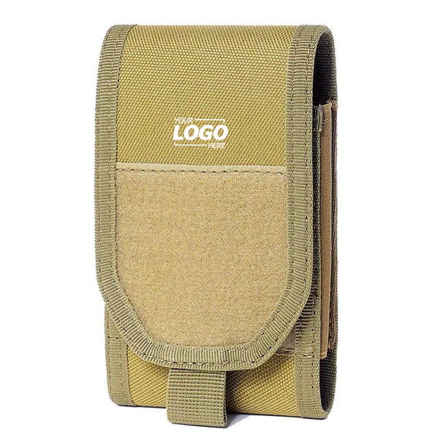 Custom Universal Tactical MOLLE Holster Mobile Phone Belt Pouch EDC Security Waist Bag Case Compatible with Phone