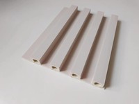 Panel de Pared de PVC y Madera Plástica, Revestimiento de PVC WPC, Paneles de Pared Acanalados para Interiores y Exteriores, Panel de Pared WPC