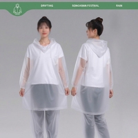 Ensemble imperméable jetable pour adultes, pantalon de pluie long de randonnée, couvre-chaussures imperméables de style séparé