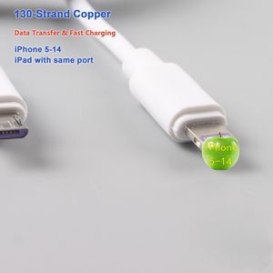 Câble de <span class=keywords><strong>charge</strong></span> 1m <span class=keywords><strong>iPhone</strong></span> 5-14 <span class=keywords><strong>Charge</strong></span> Transfert de données durable A vers L <span class=keywords><strong>Compatible</strong></span> avec <span class=keywords><strong>iPhone</strong></span> iPad - Product Image 1