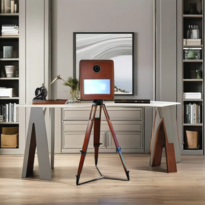 Cabina de Fotos Retro de Madera Personalizada con Impresora Instantánea para Selfies, Compatible con Cámaras, para Bodas - Product Image 4
