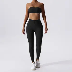 Sportkleding Workout Sport Panty Leggings Fitness Snel Droog Dames Gym Kleding Yoga Set Private Label Fitness Kleding