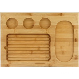 Set da Cucina Premium in Bambù per Bistecche, Piastra Ecologica per Grigliate con Incisione Laser - Product Image 2
