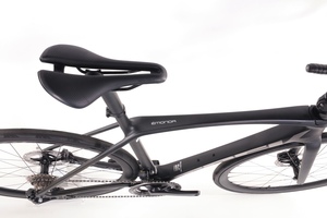 Nouveau vélo de route SA RC, cadre et fourche en fibre de carbone, 12 vitesses, pédales ordinaires, course, double suspension, entièrement amorti, roues de 24 pouces - Product Image 3