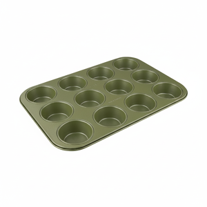 Stampo per Muffin a 12 fori per visione verde or7 cm strumento da forno e pasticceria - Product Image 2