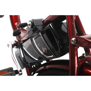 Vélo électrique pliable de bicyclette, bicyclette urbaine pour femmes et filles avec panier - Product Image 6