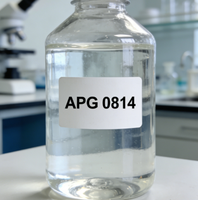Surfactant liquide biodégradable de qualité cosmétique à base de plantes, APG Alkyl Polyglucoside, sans stimulation, en bouteille plastique pour bébé