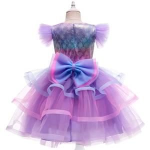 Costumes de cosplay de la princesse Ariel pour enfants, robe de sirène pour bébé fille, vêtements de fête d'anniversaire pour enfants, robe tutu - Product Image 2