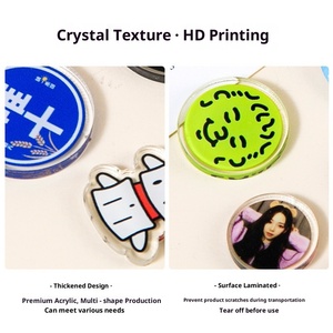 YAKELIKE - Figura Acrílica Personalizada con Diseño <span class=keywords><strong>de</strong></span> Dibujos Animados, Anime, Estrellas, Regalo Pequeño <span class=keywords><strong>de</strong></span> Segunda Dimensión, Personalizable - Product Image 4