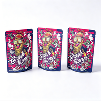 Sachet Doypack Personnalisé Imprimé Dessin Animé pour Snacks Exotiques, Qualité Alimentaire, Anti-Odeur, avec Fermeture Éclair, pour Bonbons Gélifiés