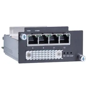 MOXA IEEE 1588 interface module provides hardware based PTP functionality PM-7200-4GTX-PHR-PTP PM-7200-4GSFP-PHR-PTP