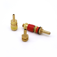 Adaptateur rapide pour torche de soudage MIG TIG, refroidi à l'eau et à gaz, rouge et bleu, 6 mm, 8 mm, 10 mm
