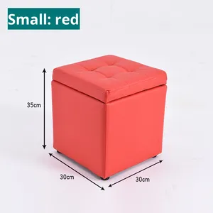 Modern Stylish <strong>Low</strong> Storage Stool for Changing Shoes Creative Fabric <strong>Footstool</strong> for Living Room Small Home Stool - Product Image 6