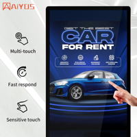 Usine 4K UHD 55 65 pouces Kiosque à écran tactile LCD Affichage numérique à plat avec Totem Wifi