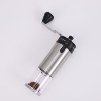 Mini moulin à café manuel avec 40 réglages réglables, moulin à café portable à manivelle avec capacité de 20g