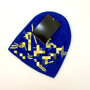 Chapeau tricoté unisexe en laine 100% avec motif d'oiseau de dessin animé, imprimé numériquement, chaud pour l'hiver, nouvelle collection automne/hiver 2026, en stock, vente en gros - Product Image 6