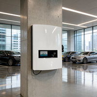 Nueva Estación de Carga Comercial para Vehículos Eléctricos 7-40kW CCS2 Gun OCPP 1.6J Curva Montada en Pared Solución de Estacionamiento para Flotas Jinghu TA-DC-WDM-B IP54