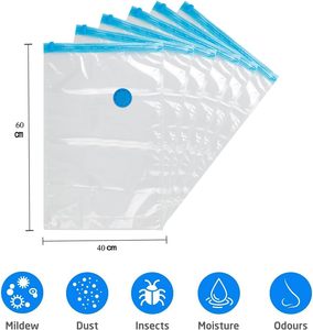 Sacs de rangement sous vide fabriqués en Chine avec pompe électrique pour vêtements, literie et organisation de la garde-robe - Product Image 2